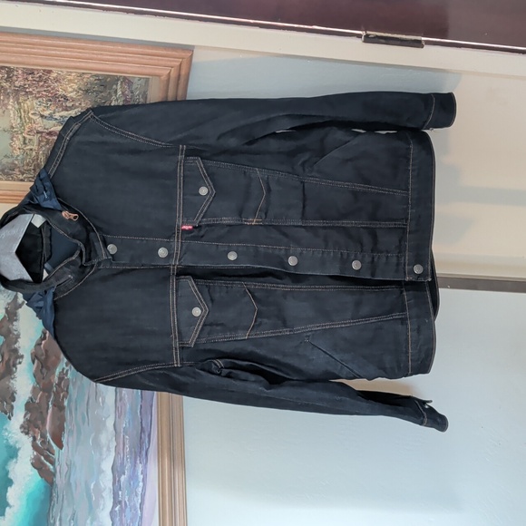 Levi's Men's Dark Blue Denim Jacket - Picture 3 of 7